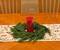 Green Artificial Christmas Cypress Centerpiece Wreath